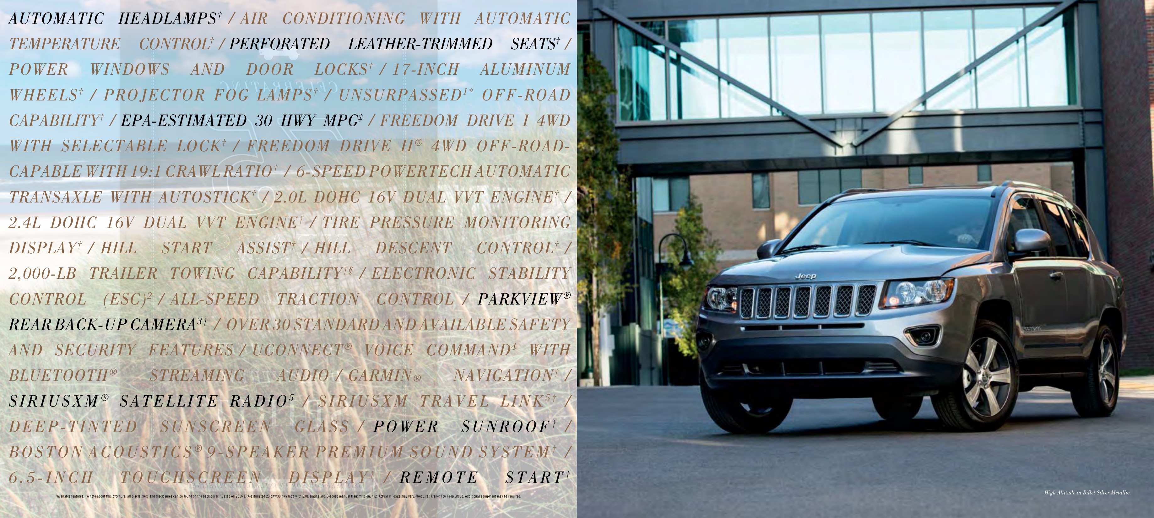 2016 Jeep Compass Brochure Page 17